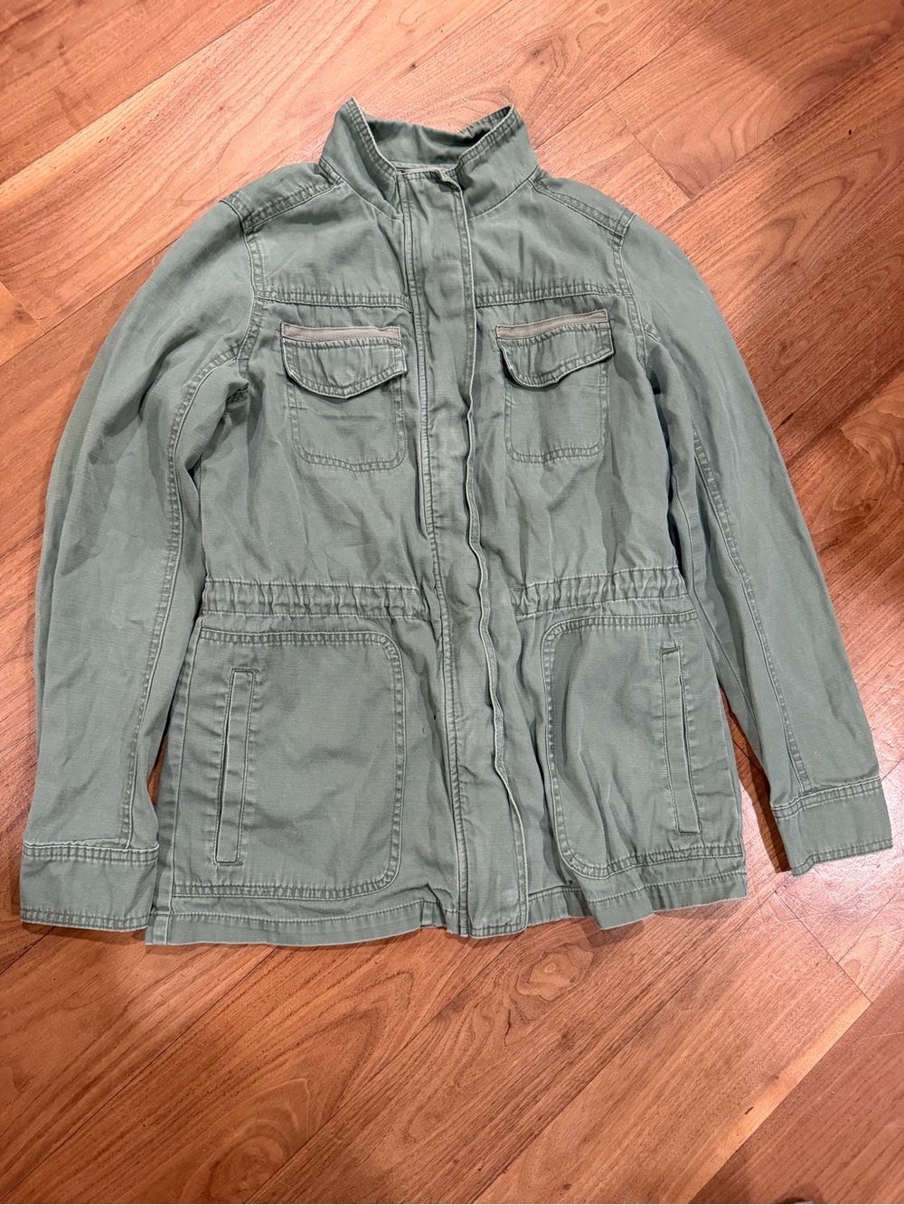 Merona Sage Green Military-Style Jacket